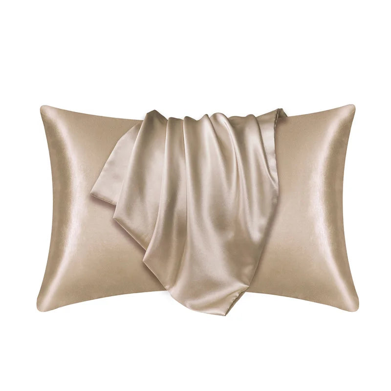 Silk Pillowcase Cover Satin Hair Beauty Pillow Case