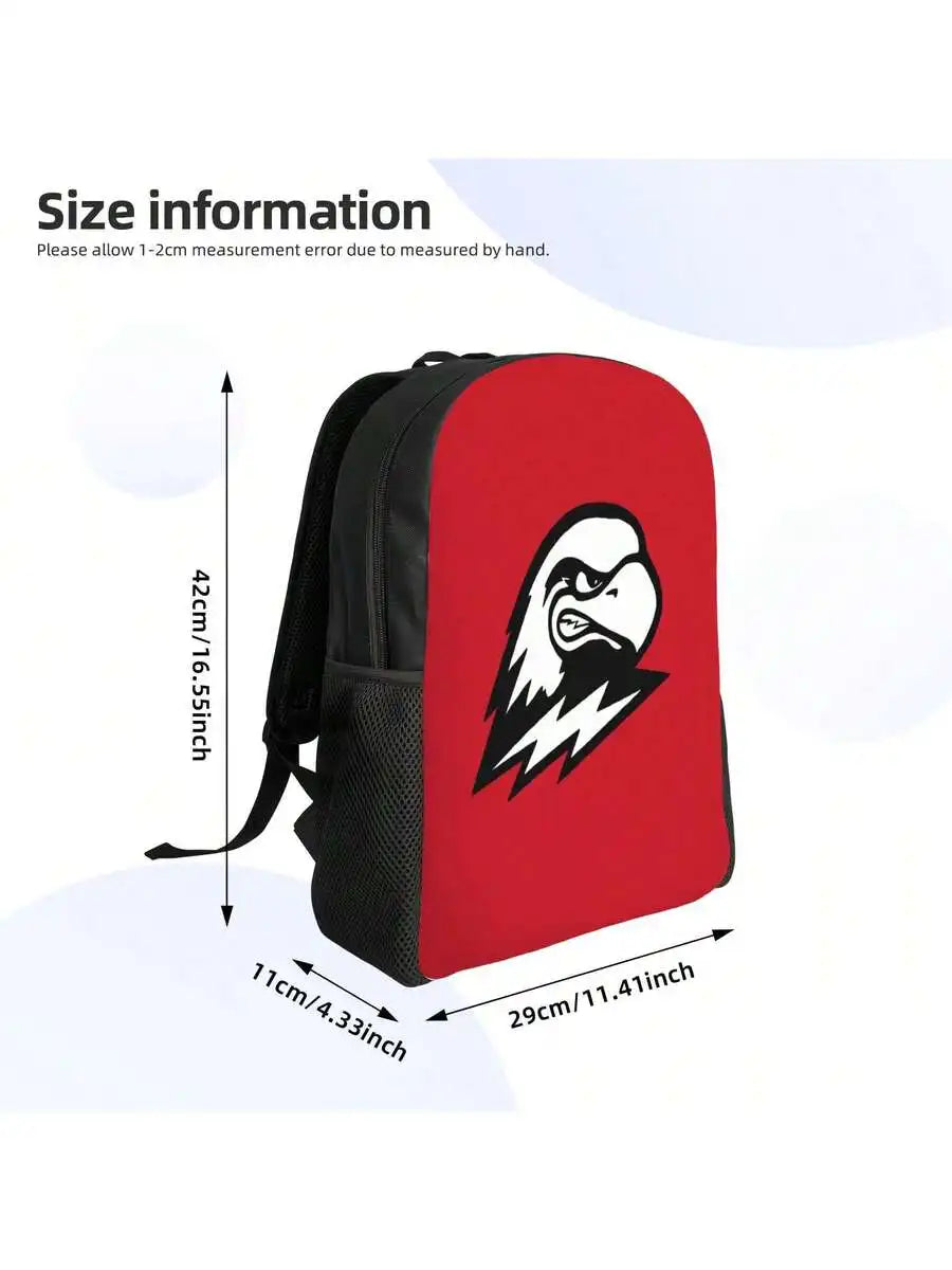 Logo Backpack For Adults Unisex Casual School Travel Bag Polyester