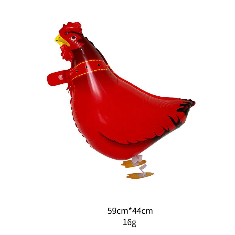 Cartoon Foil Walking Animal Balloon Helium Filling Kids Birthday Party Decor