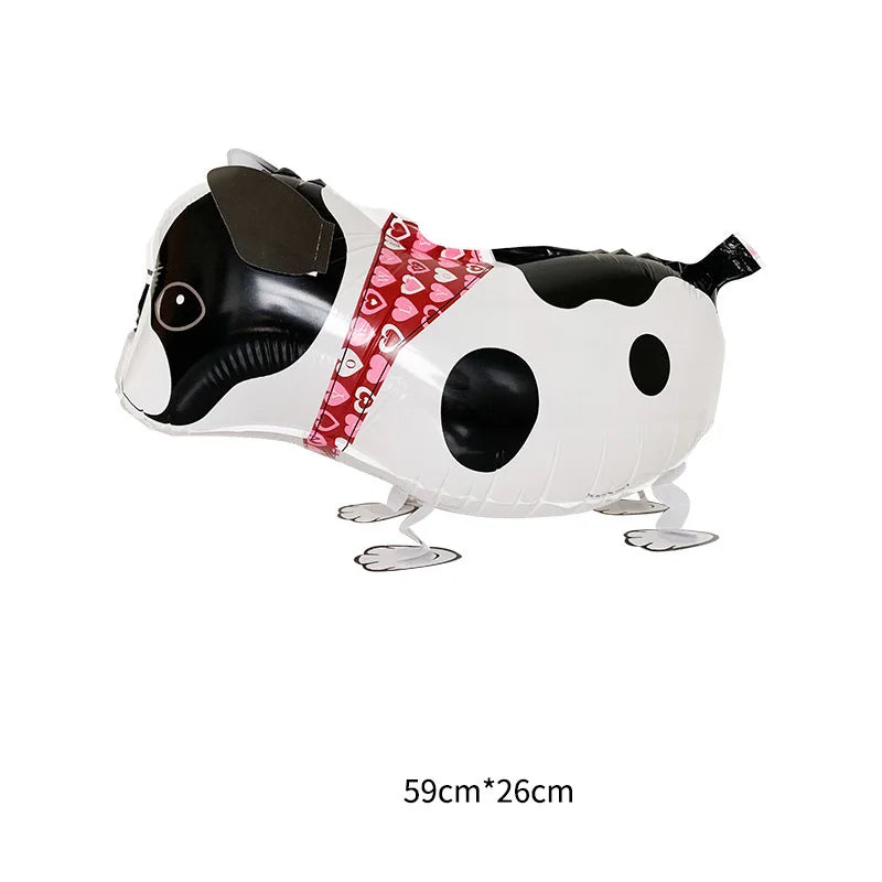 Cartoon Foil Walking Animal Balloon Helium Filling Kids Birthday Party Decor