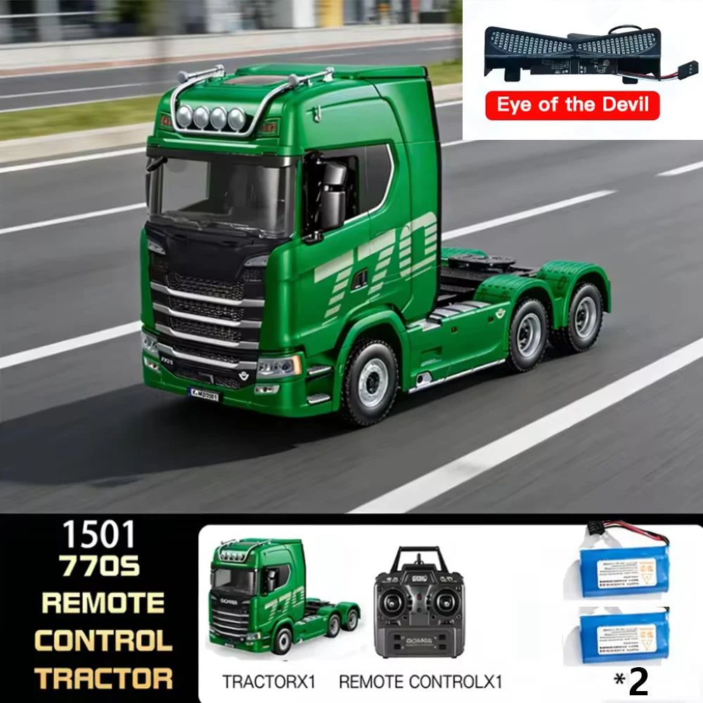 HUINA 1/18 RC Truck Trailer Tractor Model 4 Channel Controller