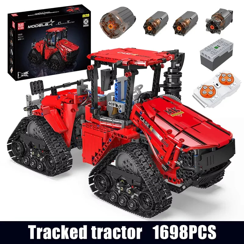 Mould King Pneumatic Crawler Tractor Building Block Set 18020
