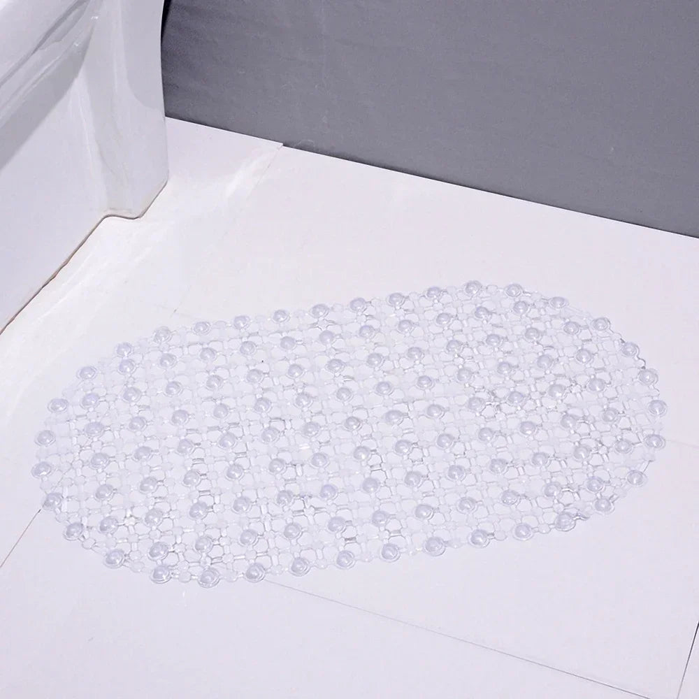PVC Anti Skid Bath Mat With Suction Cups Anti Slip