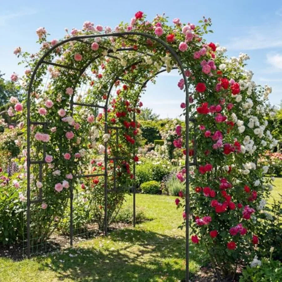 Outdoor Garden Arch Trellis For Climbing Plants Metal Patio