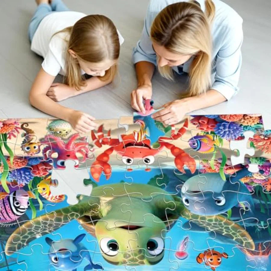 Sea Turtle Floor Puzzle 48 Piece Educational Toy For Toddlers