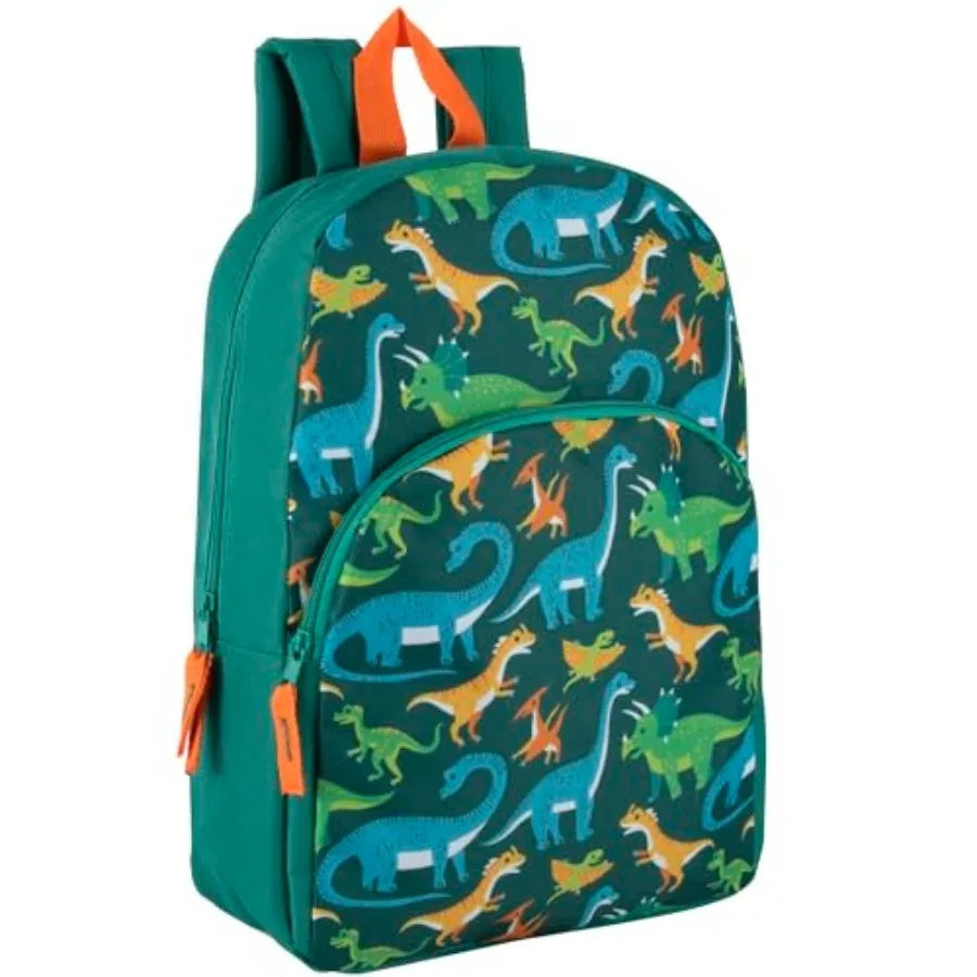 Unisex Nylon School Backpack With Adjustable Padded Straps