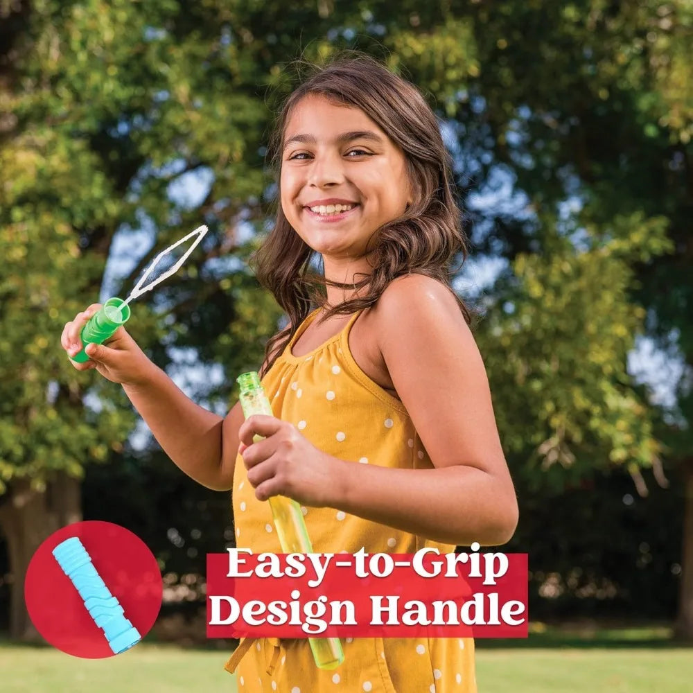 Joyfy 24 Pack Large Bubble Wands For Outdoor Summer Play