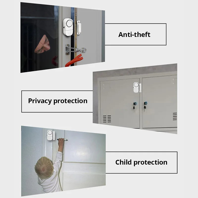 KERUI Battery Independent Window Door Sensor With 90dB Wireless Alarm