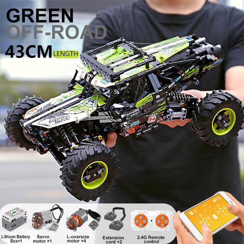 MOULD KING 18002 4WD RC Buggy Building Block Set Gift