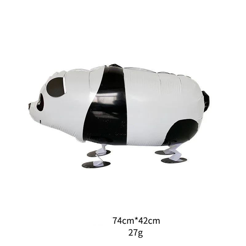 Cartoon Foil Walking Animal Balloon Helium Filling Kids Birthday Party Decor