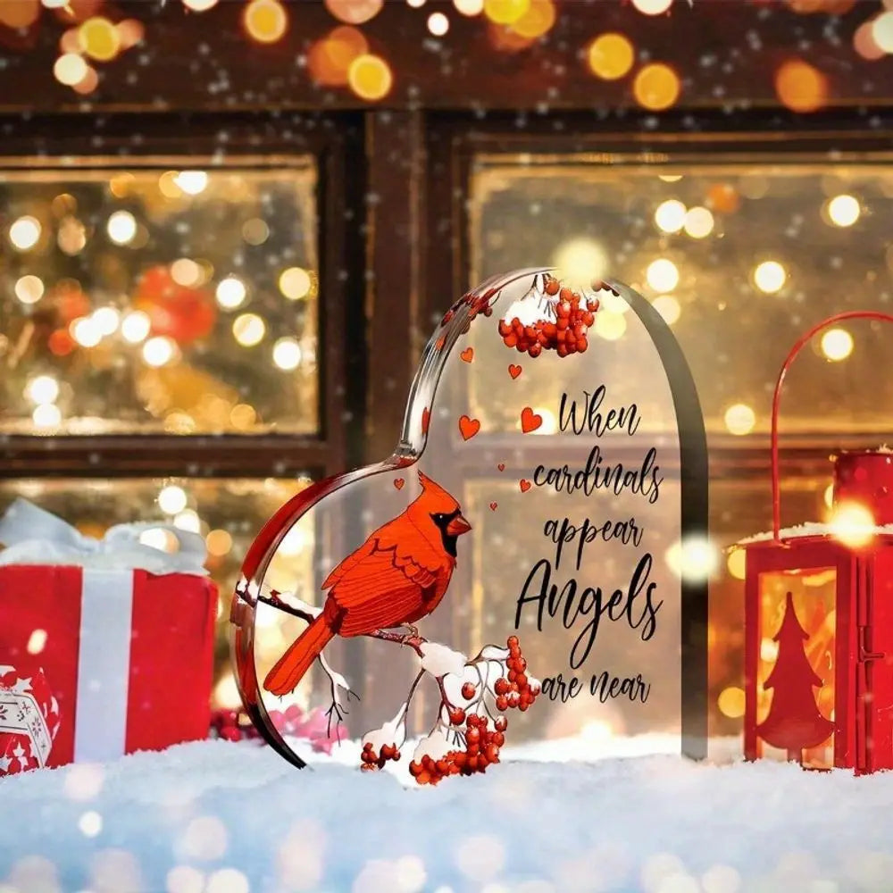 Memorial Cardinal Figurine Sympathy Gift Christmas Remembrance Decor