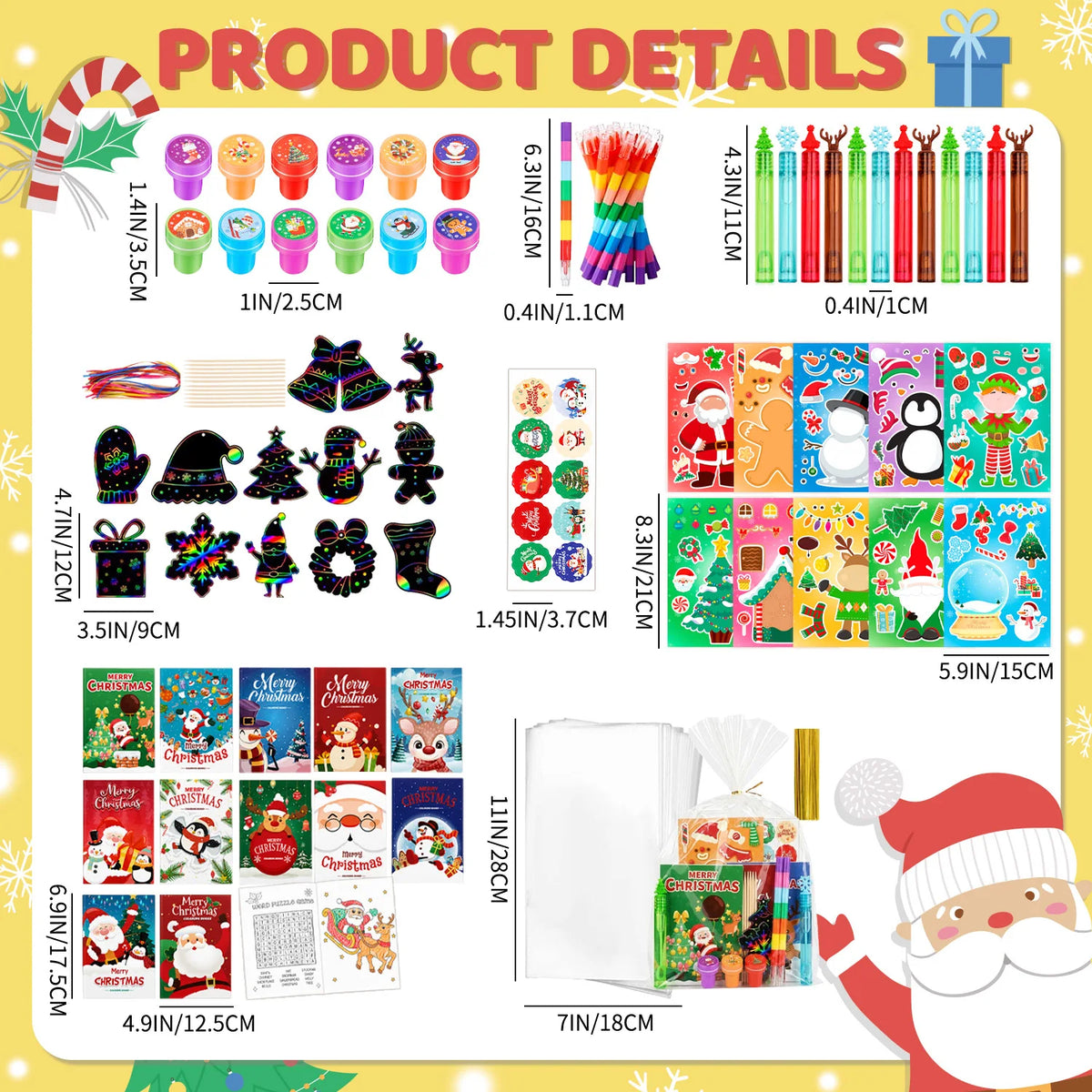 Christmas Party Favor and Activity Set