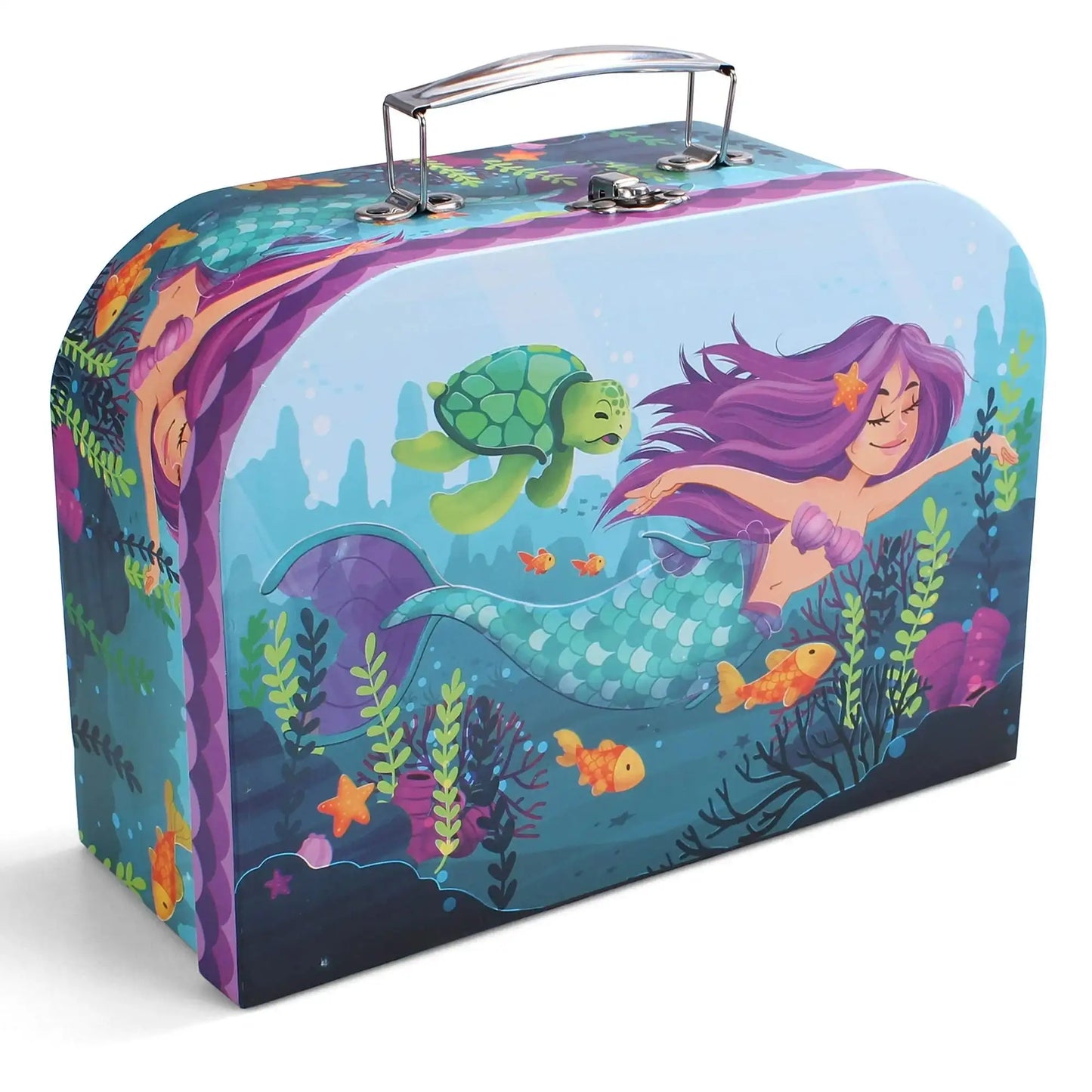 Joyfy Mermaid Tea Set Kids Pretend Play Teapot Kitchen Toy