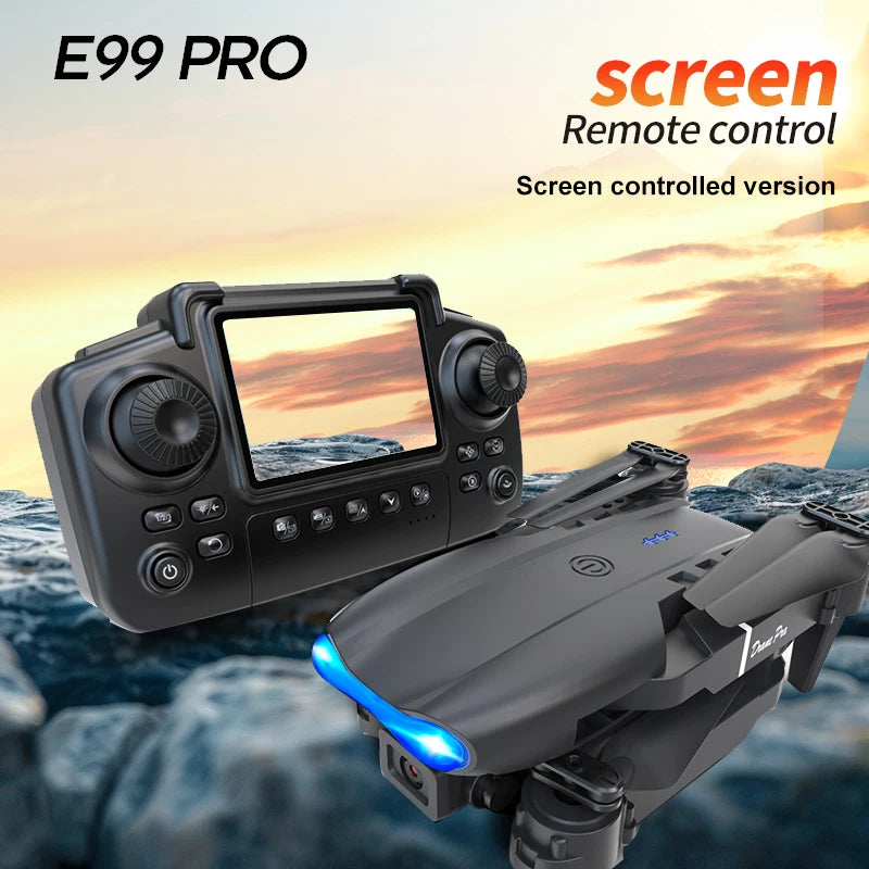 ZNLYRION Quad Drone 4K Dual Cameras Foldable FPV Beginner