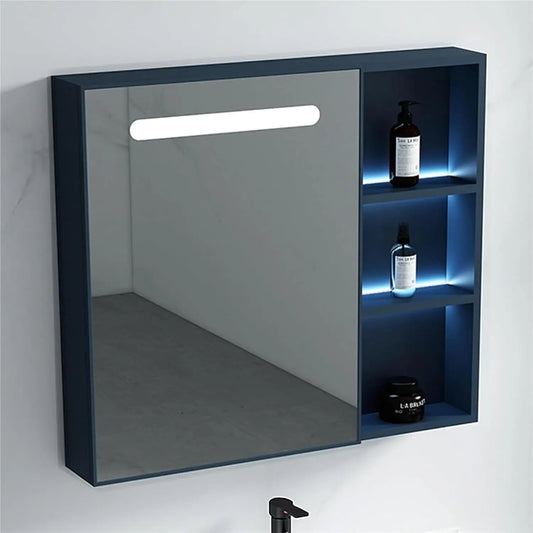 Bathroom Medicine Cabinet With Mirror And LED Storage