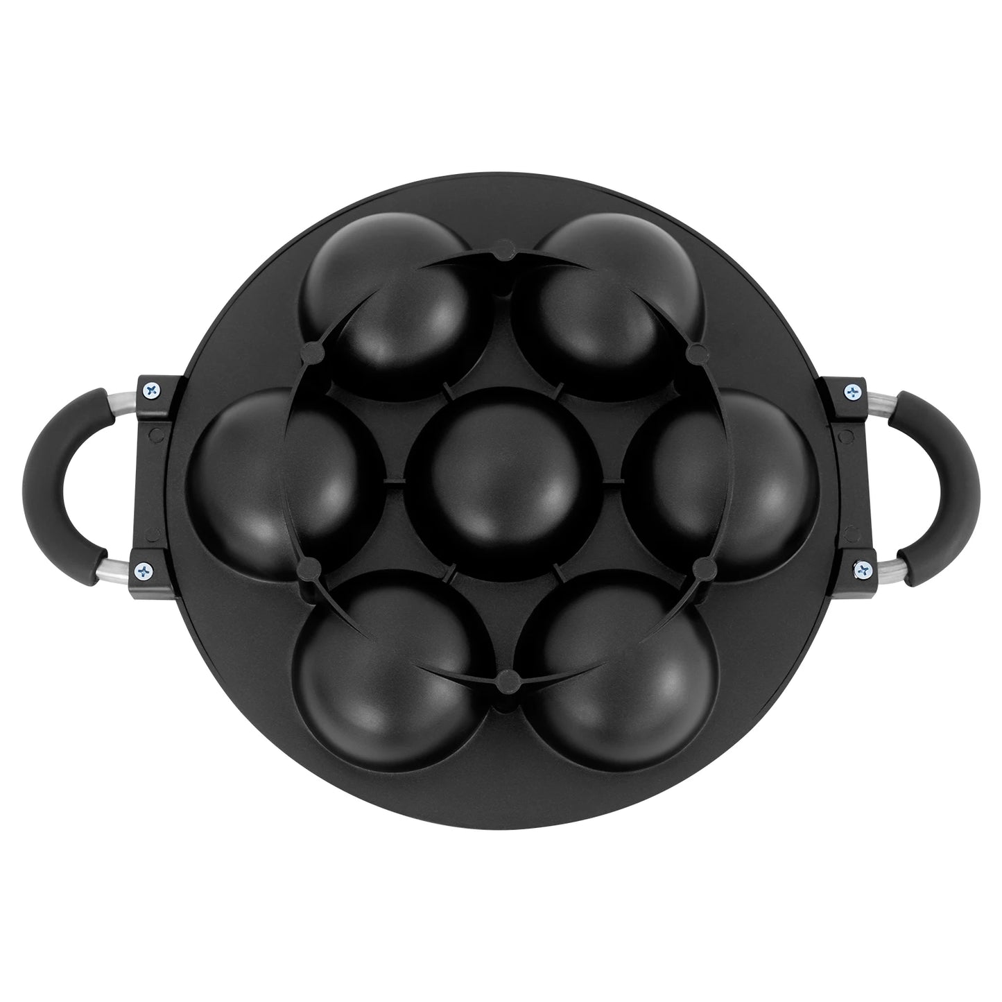 Bymaocar 7 Hole Cake Mold Pan With Handle Nonstick Bakeware