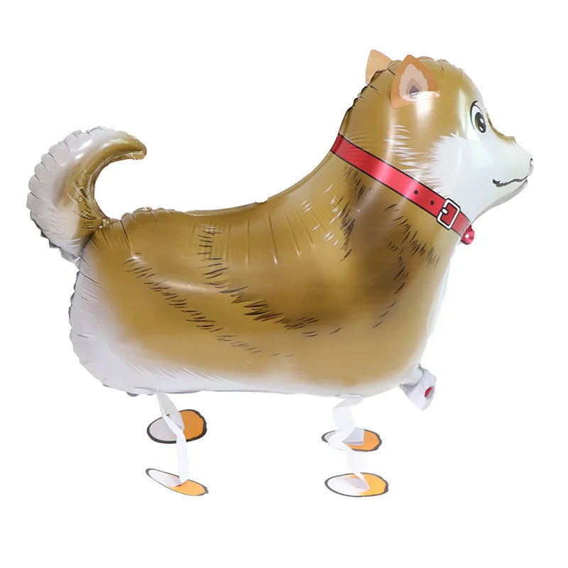 Cartoon Foil Walking Animal Balloon Helium Filling Kids Birthday Party Decor