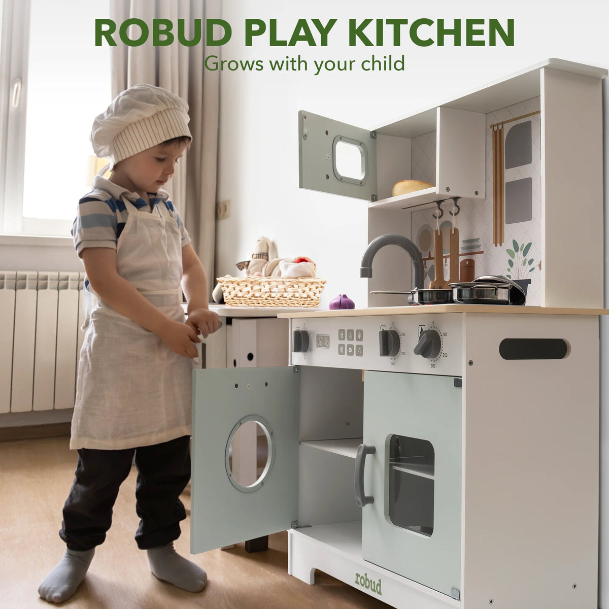 ROBUD Pretend Play Kitchen Set