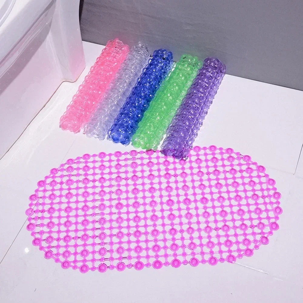 PVC Anti Skid Bath Mat With Suction Cups Anti Slip