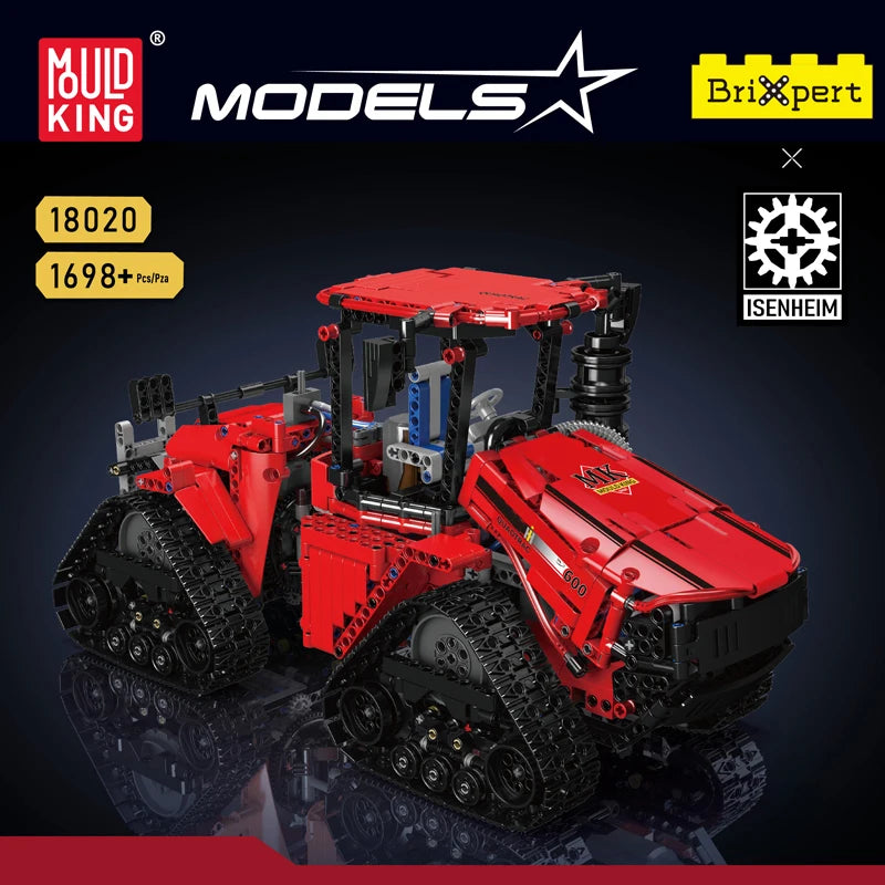 Mould King Pneumatic Crawler Tractor Building Block Set 18020