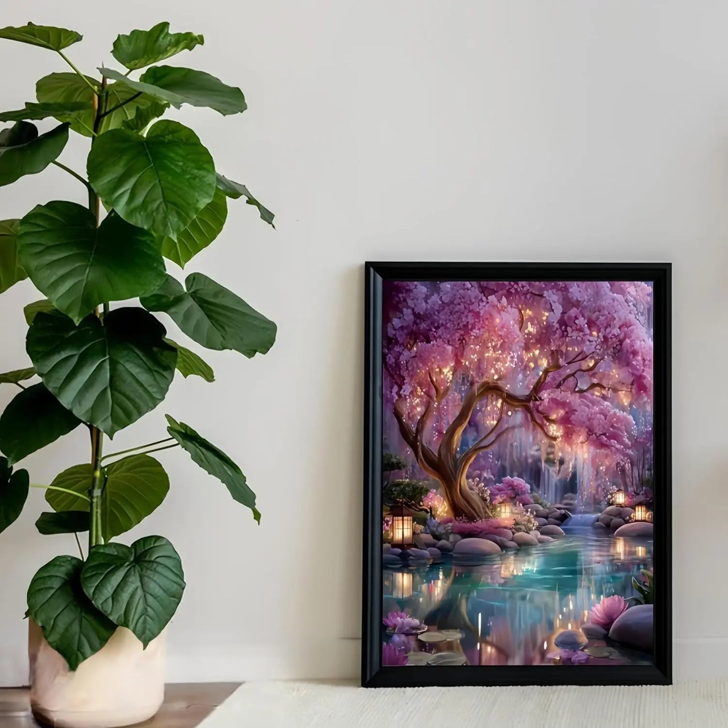 Glowing Forest Diamond Painting Kit for Adults 5D Round Drills