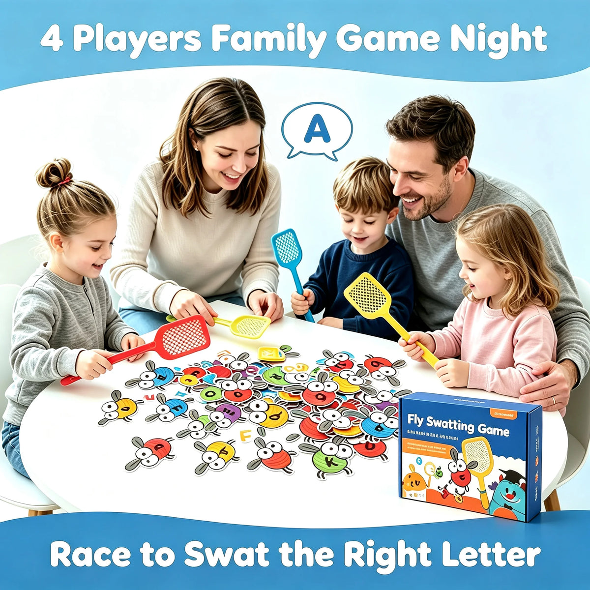 Bits To Big ABC Fly Swatting Alphabet Game