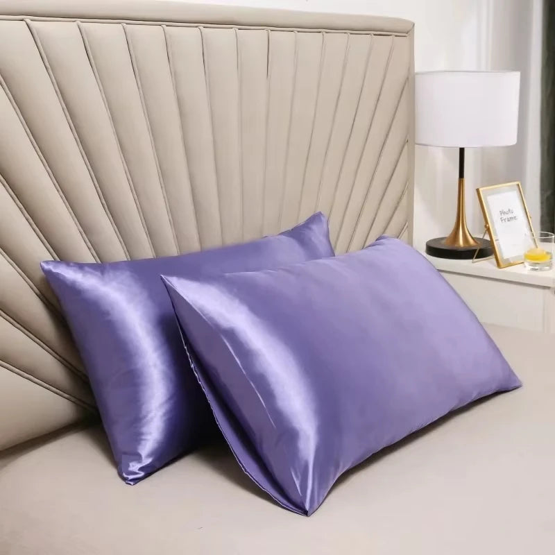 Silk Pillowcase Cover Satin Hair Beauty Pillow Case
