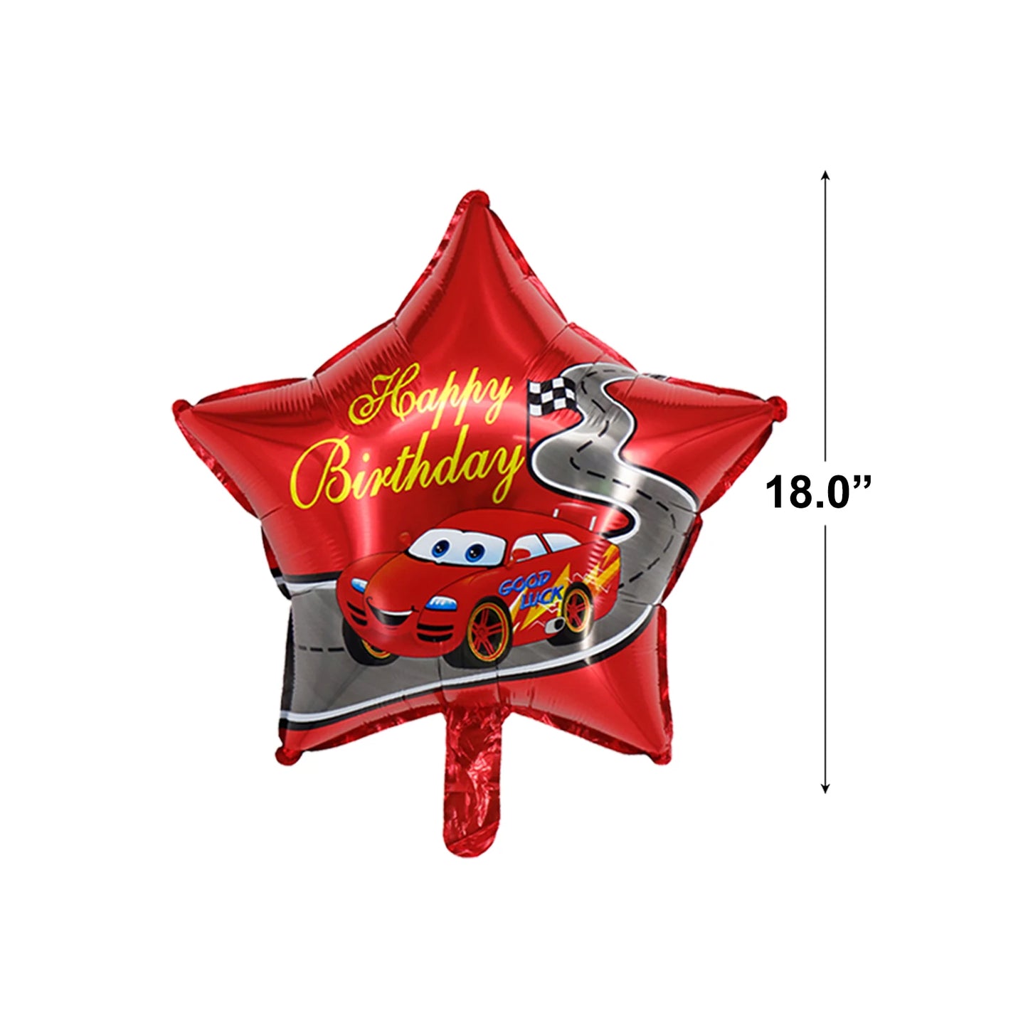 Disney Cartoon Car Decoration Balloons 8Pc Foil Car Theme Party