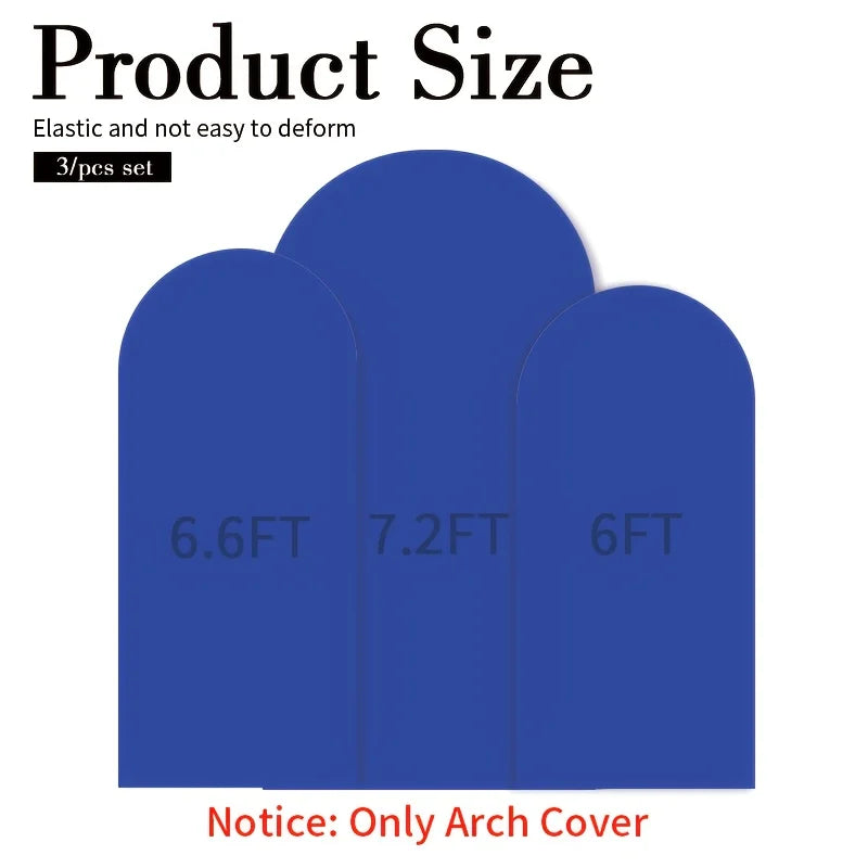 Three Piece Elastic Fabric Backdrop Covers For Birthday And Wedding