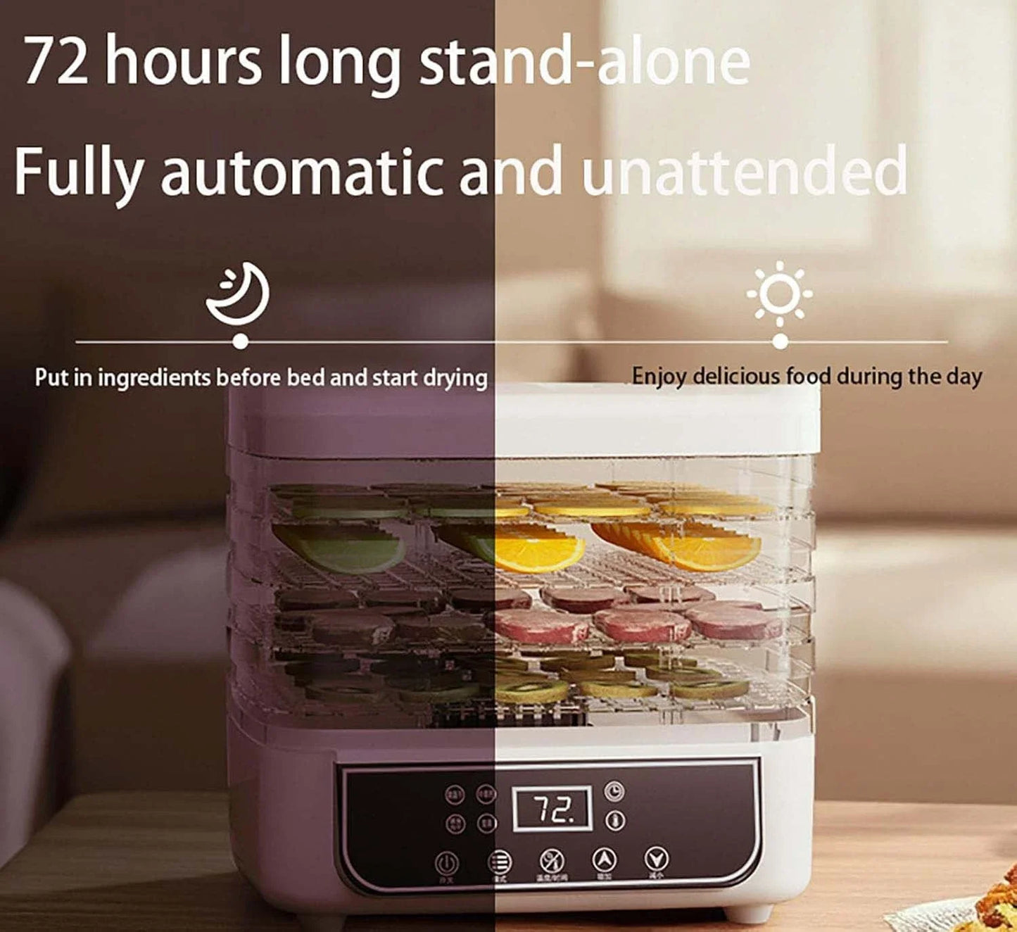 Five Layer Fruit Drying Machine With Adjustable Temperature
