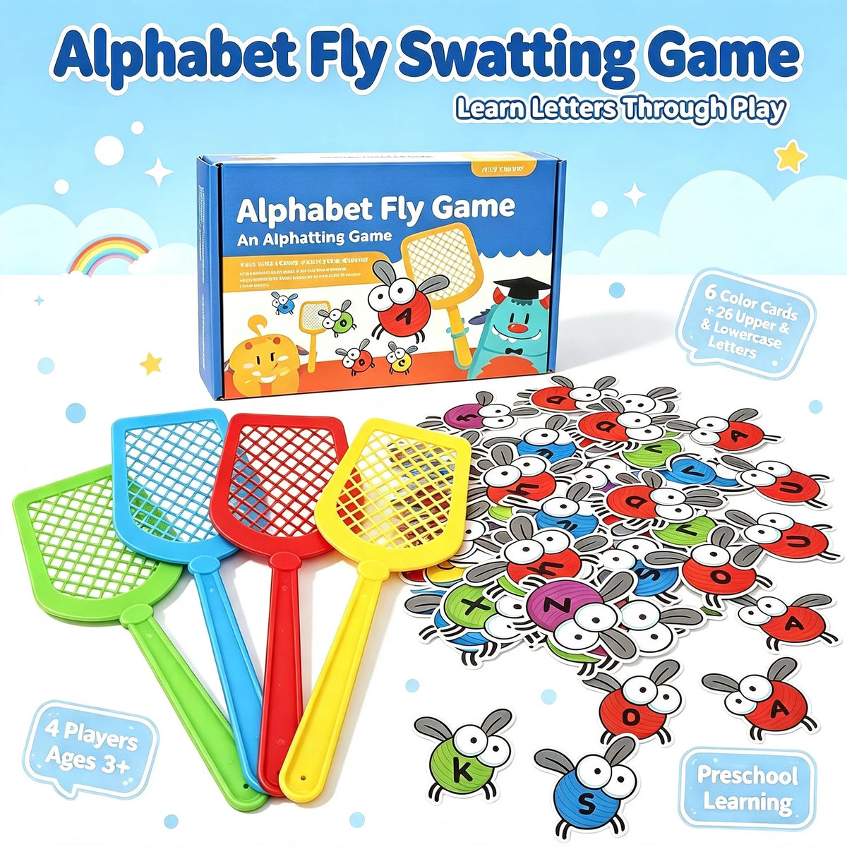 Bits To Big ABC Fly Swatting Alphabet Game
