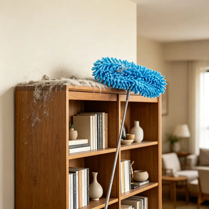 VTMANMNS Retractable Chenille Duster For High Ceiling Fans Cleaning