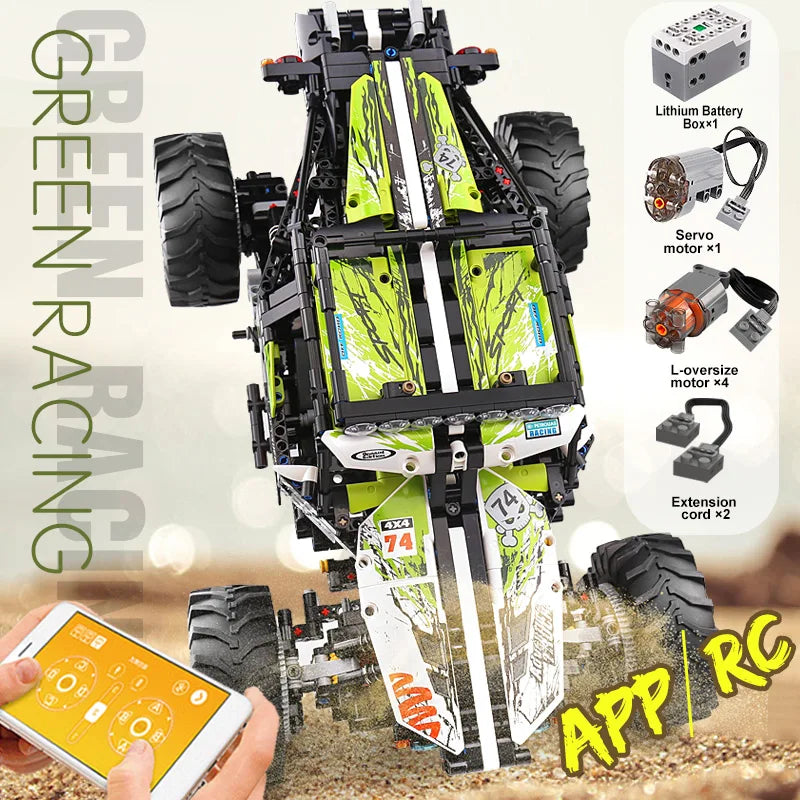 MOULD KING 18002 4WD RC Buggy Building Block Set Gift