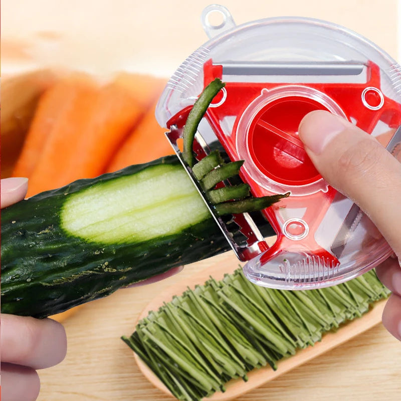 YOCITY 3in1 Magic Trio Peeler Slicer Shredder Julienne Cutter