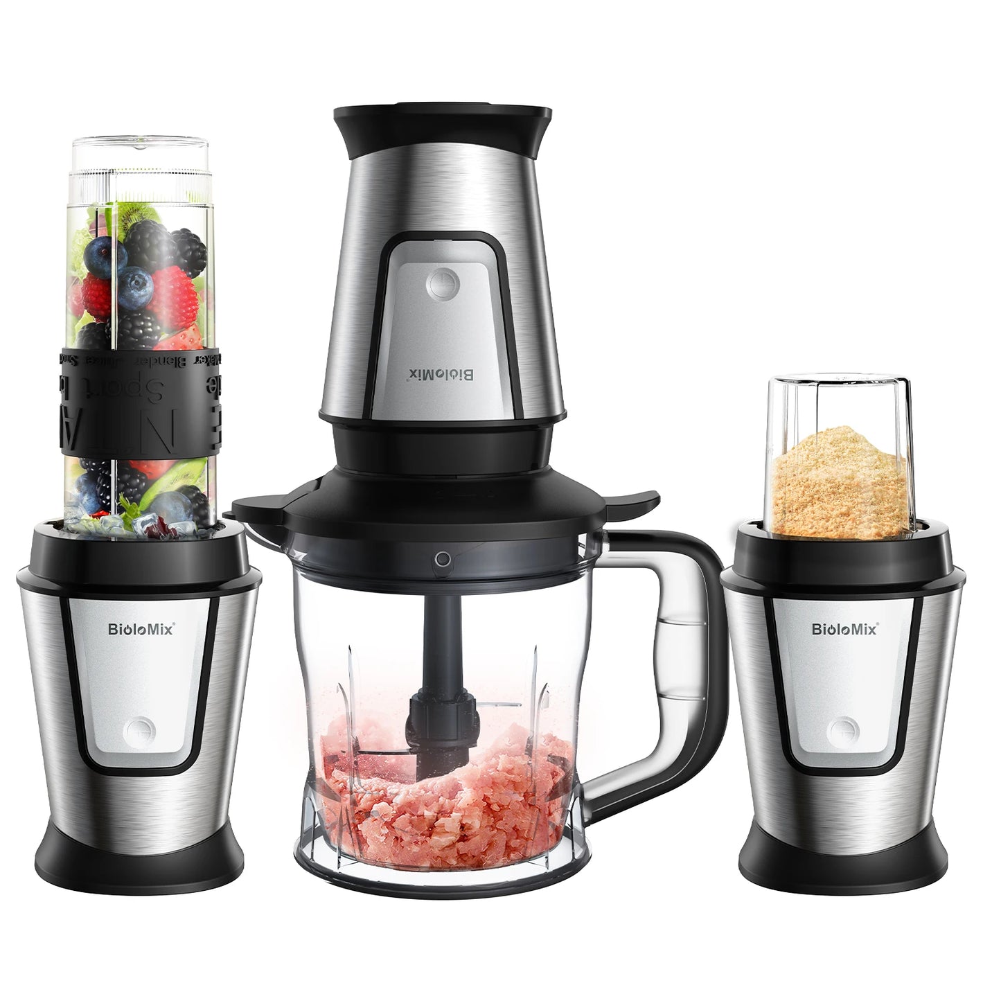Biolomix 3-In-1 Multifunctional Food Processor 700W