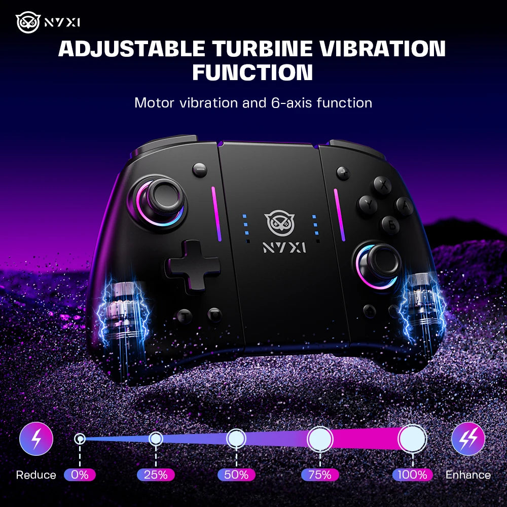 NYXI Hyperion Pro Wireless Controller for Nintendo Switch Hall Joysticks