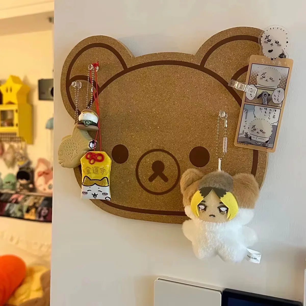Cartoon Felt Board Wall Decor Bear Poster For Children's Room