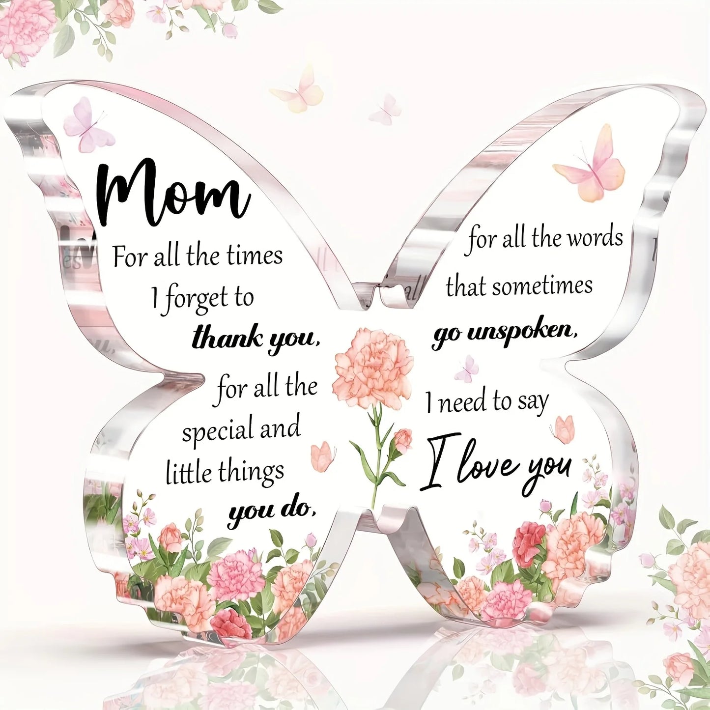 Mom Birthday Gift Ideas Butterfly Acrylic Decorations