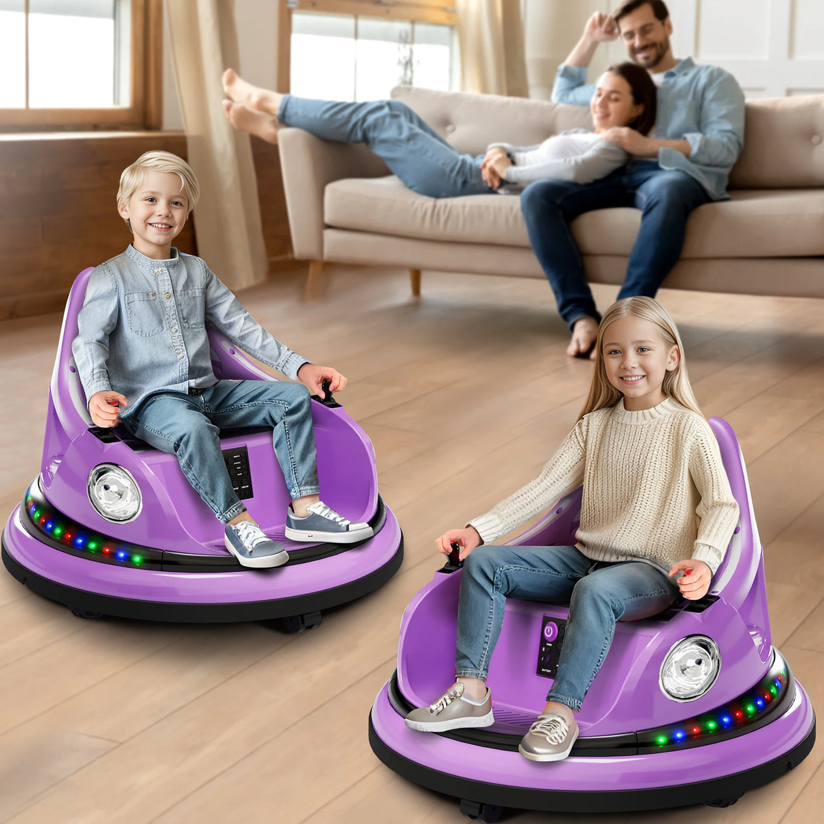 HiMISS Electric Ride-On Bumper Car