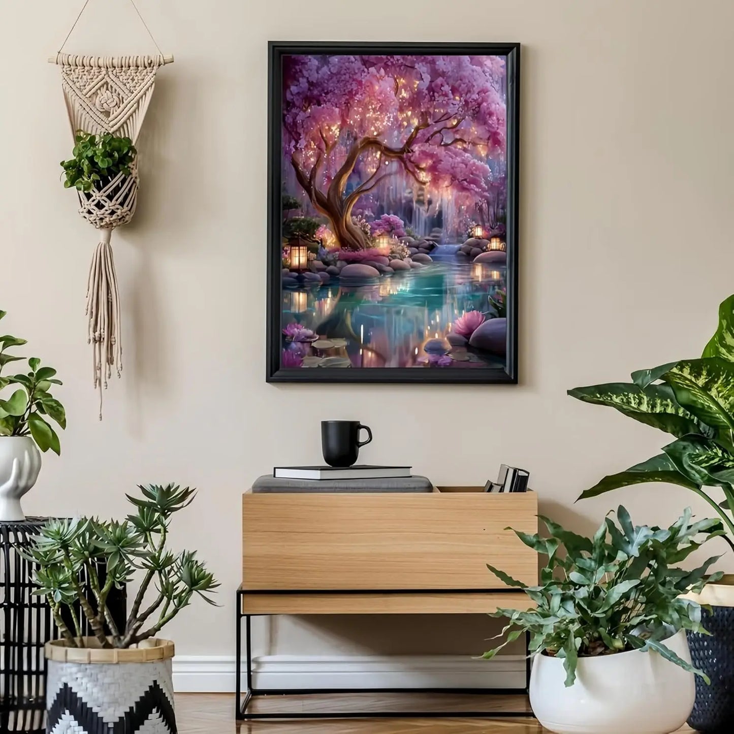 Glowing Forest Diamond Painting Kit for Adults 5D Round Drills