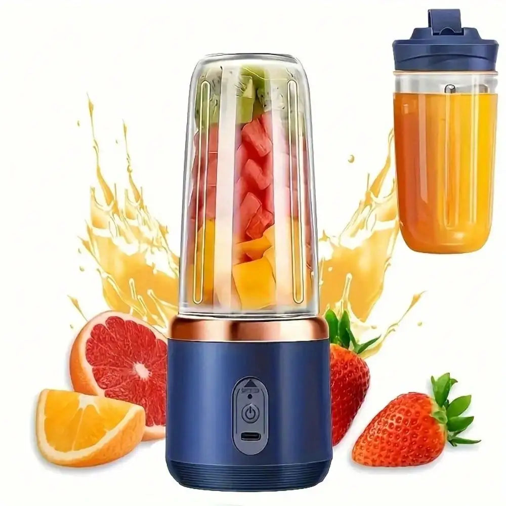 Portable USB Juicer Dual Cups Detachable Easy Clean Blender