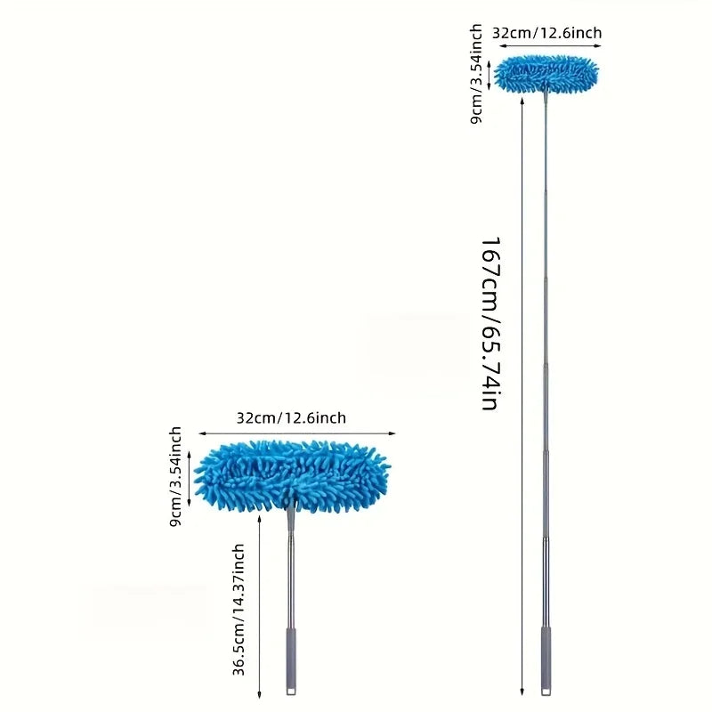 VTMANMNS Retractable Chenille Duster For High Ceiling Fans Cleaning