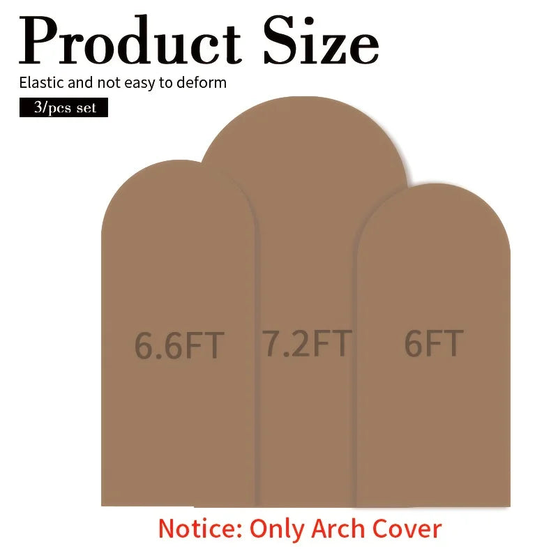 Three Piece Elastic Fabric Backdrop Covers For Birthday And Wedding