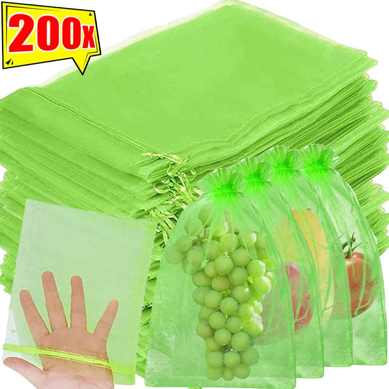 Fruit Protection Bags Anti Bird Mesh Netting Garden Plants