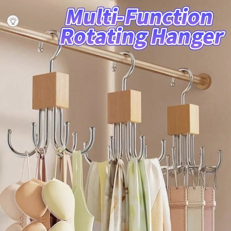 360 Degree Rotating Belt Hanger Organizer For Belts Scarves Ties