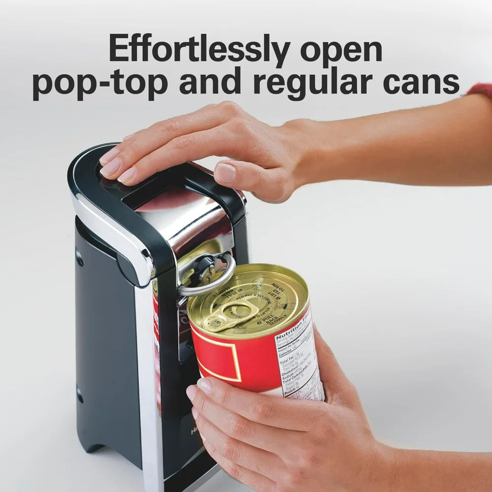 Smooth Touch Electric Automatic Can Opener With Push Lever