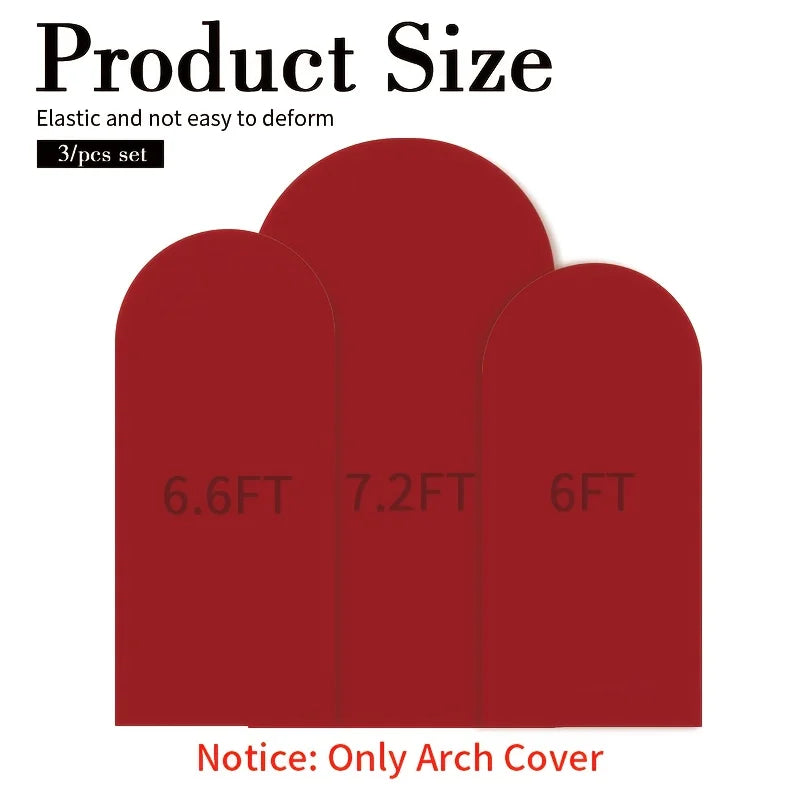 Three Piece Elastic Fabric Backdrop Covers For Birthday And Wedding