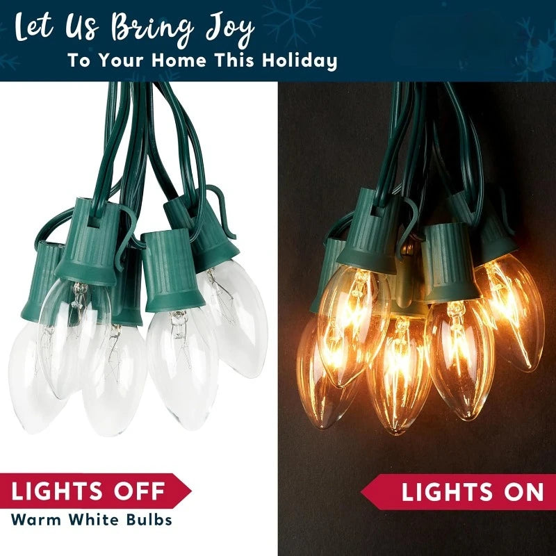 Joyfy C9 Christmas Pathway Lights Outdoor Holiday Yard Decorations