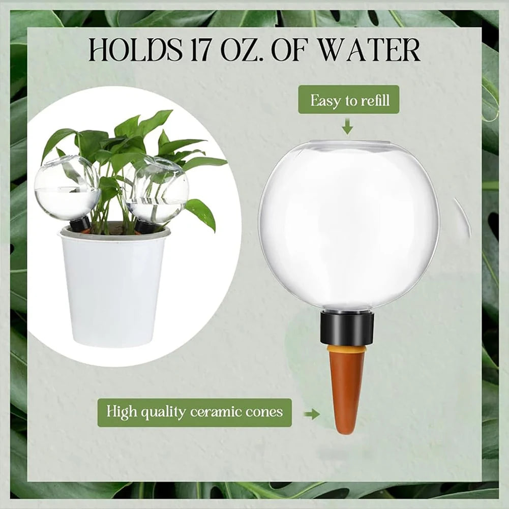 Plant Watering Globes 500ML Self Watering Kit For Potted Plants