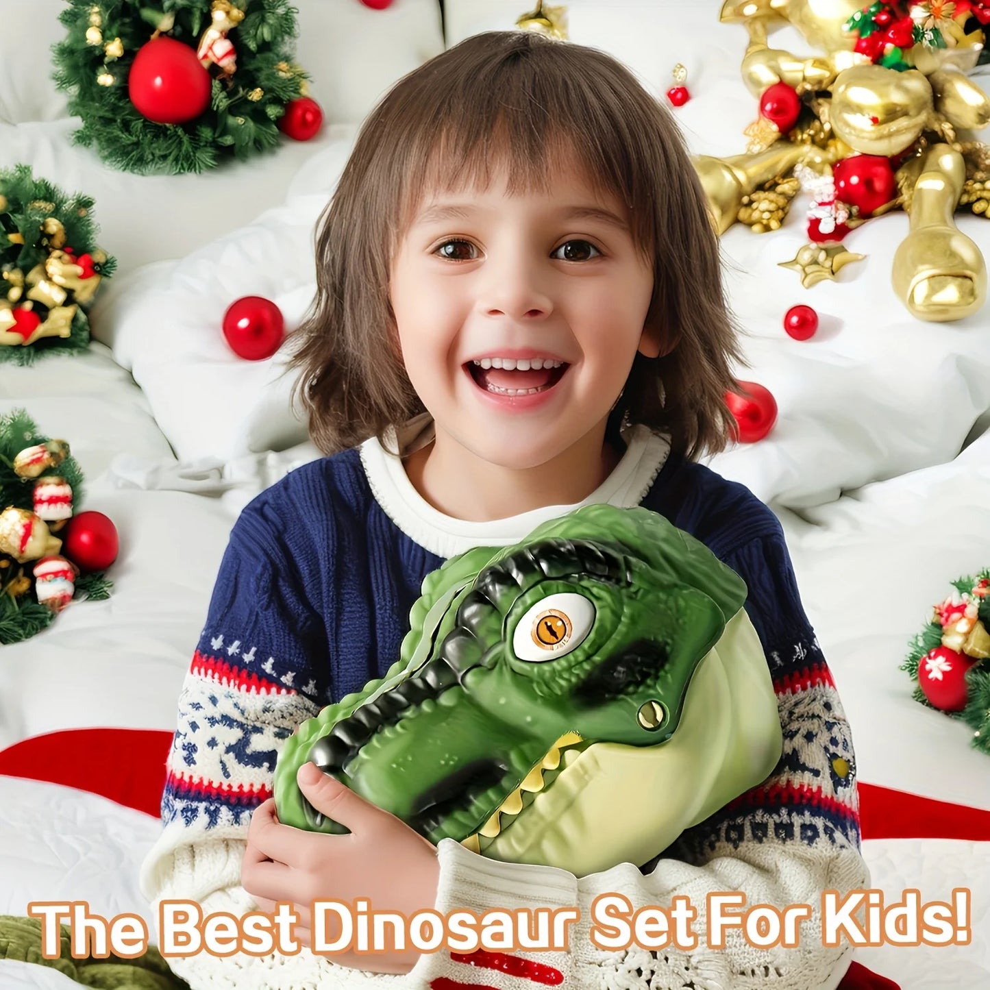 47 Pieces Dinosaur Toys Set Realistic Jurassic Models With Egg Tree Fence